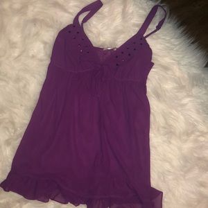 Sexy purple nighty teddy